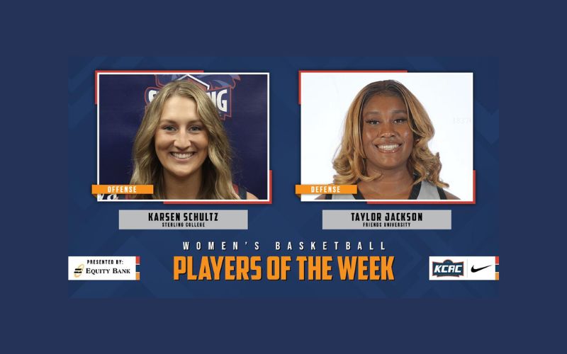 Schultz and Jackson Earn KCAC Women’s Basketball Weekly Honors