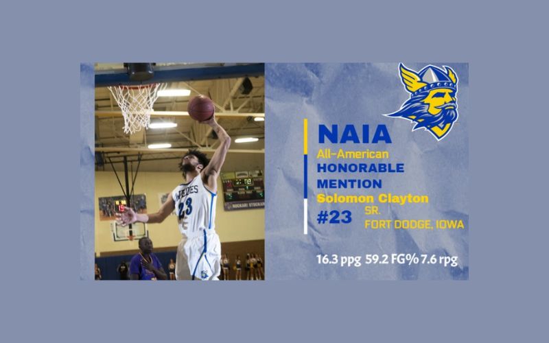 Clayton Receives NAIA All-American Honorable Mention