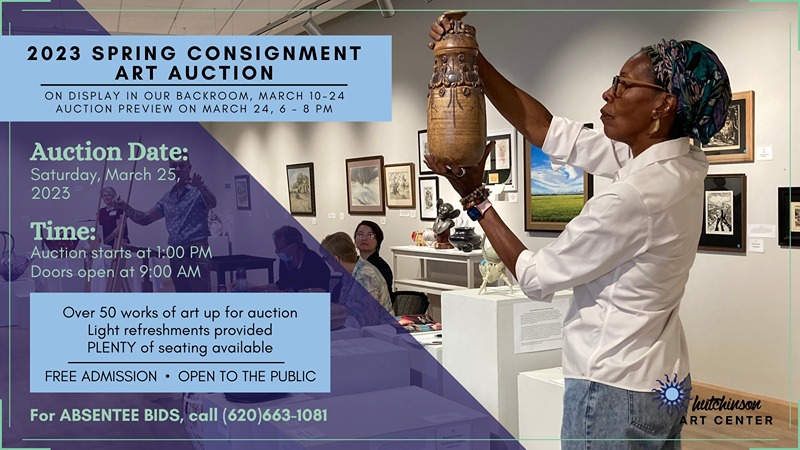 Hutchinson Art Center’s Spring Consignment Art Auction is Saturday