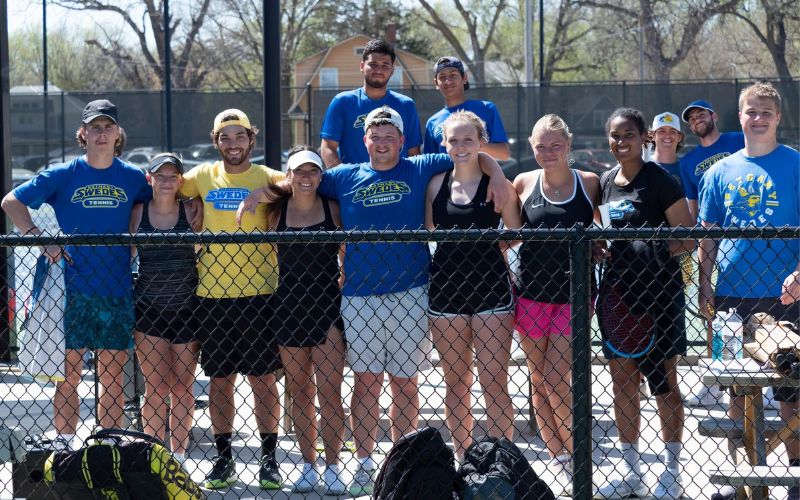 Swedes Tennis Sweeps Team Champion of Character Awards