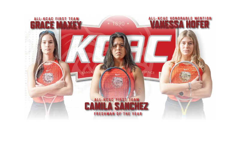 MC Women’s Tennis Places Three on All-KCAC Teams