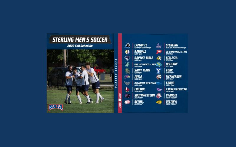 Warrior Athletics Releases 2023 Fall Men’s Soccer Schedule