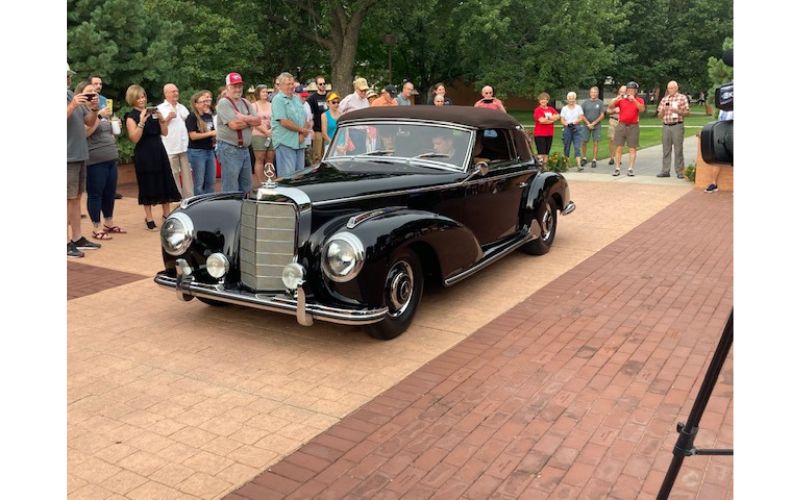 McPherson College Classic Car on the Way to Pebble Beach