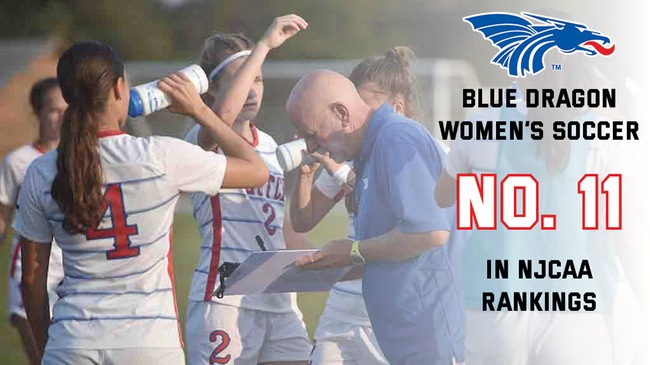 Dragons Climb to No. 11 in NJCAA Soccer Rankings