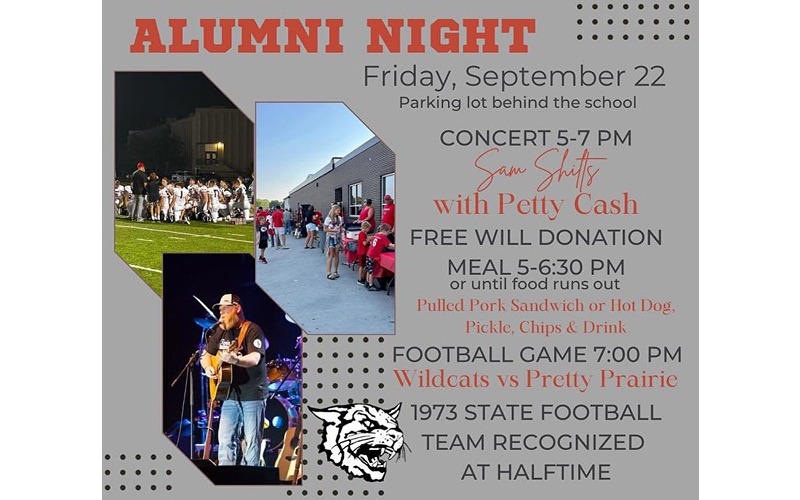 Moundridge Alumni Night and 1973 Wildcat State Champion Team Recognition