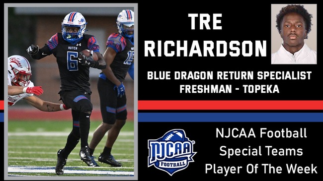 Richardson Earns 2nd National Player of the Week Honor