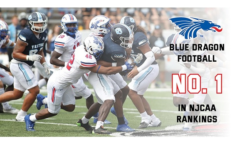 Blue Dragons Remain in Top Spot of NJCAA Football Rankings