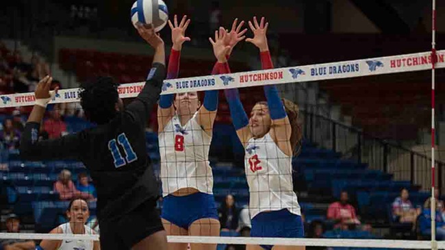 Blue Dragons Fall in 4 Sets to Barton