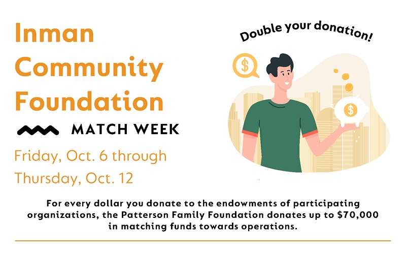 Inman Match Week: Oct. 6 through Oct. 12