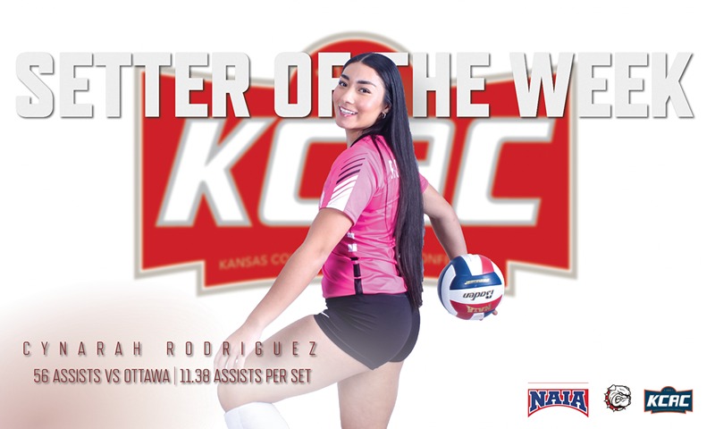Rodriguez Grabs KCAC Setter of the Week Nod