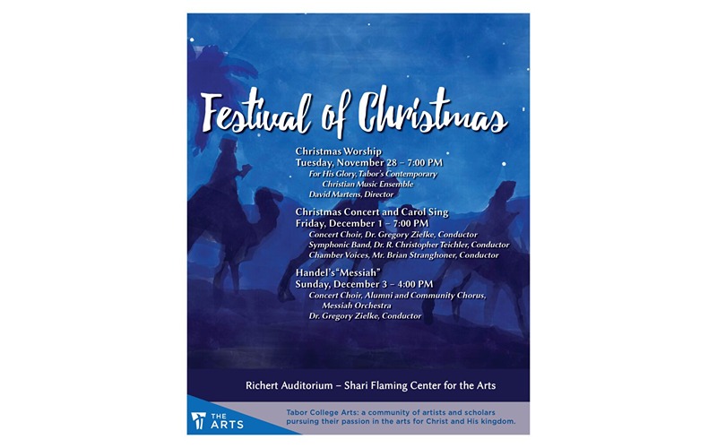 “Festival of Christmas” Returns Nov. 28 and Dec. 1 & 3