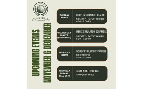 LPGC Upcoming Events - NovDec