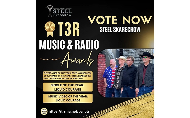 Steel Skarecrow Nominated for 2024 Texas Regional Radio & Music Awards