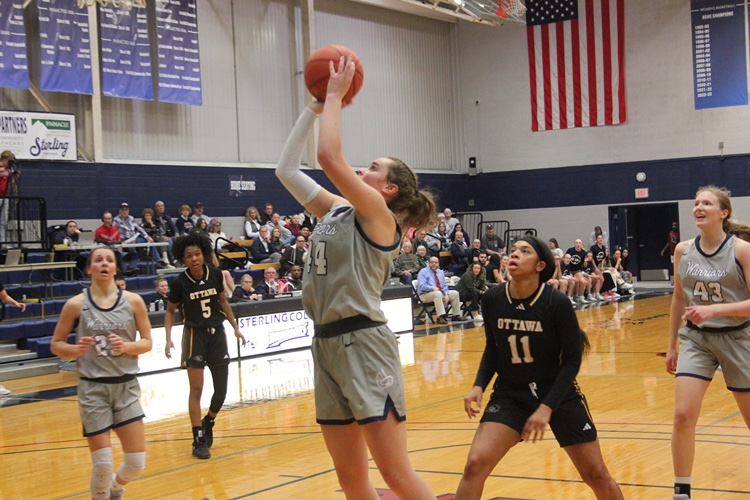 Third Quarter Surge Gives Lady Warriors Edge Over Ottawa