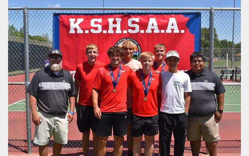 Bullpup Boys Tennis Finishes 5th in State Tournament
