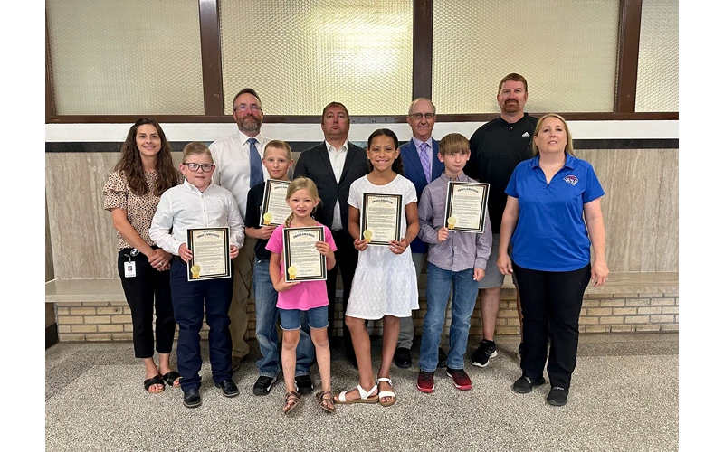 Five Pawnee County Students Honored for Perfect Assessment Scores