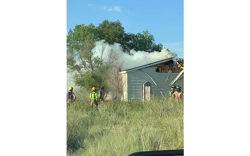 Tuesday Fire Destroys Home West of Cheney Lake
