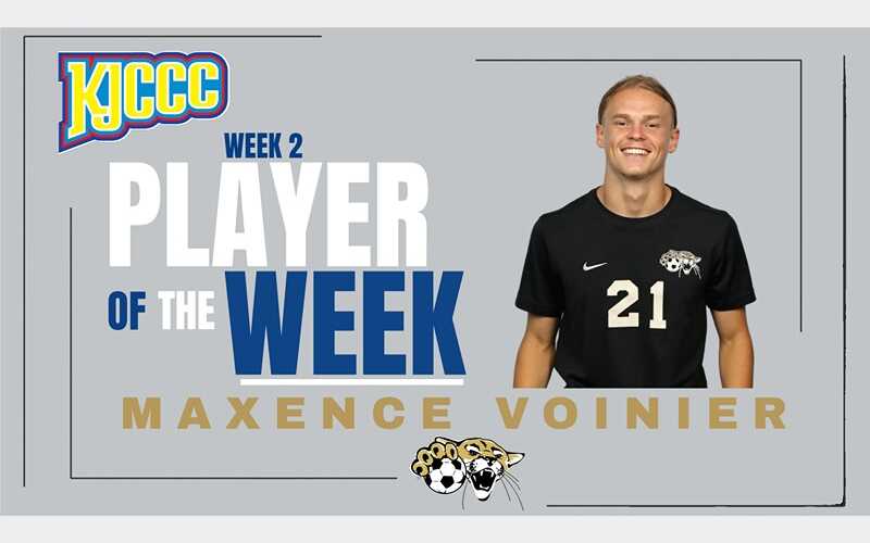 Barton’s Voinier Repeats as KJCCC Division I Men’s Soccer Player of the Week