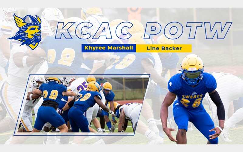 Bethany Football’s Marshall Earns Week 3 KCAC POTW Honors