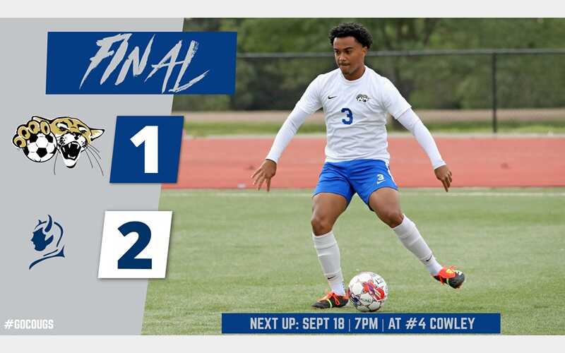 Second Half Penalty Kick Sends 7th Ranked Men’s Soccer Cougars to Loss at KCK