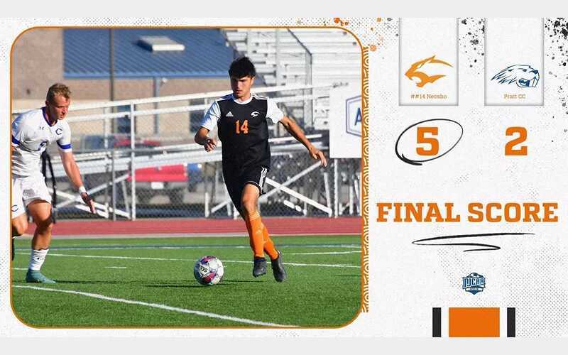 Neosho Men’s Soccer Win 5-2 over Pratt in Conference Opener