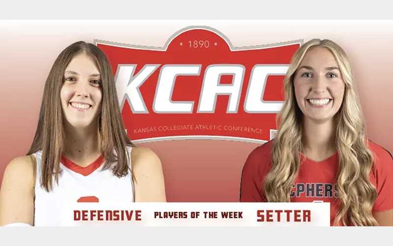 McPherson Volleyball’s Murphy, Fierens Snag KCAC Weekly Honors