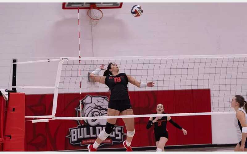 Volleyball Bulldogs Fall to (18) Columbia