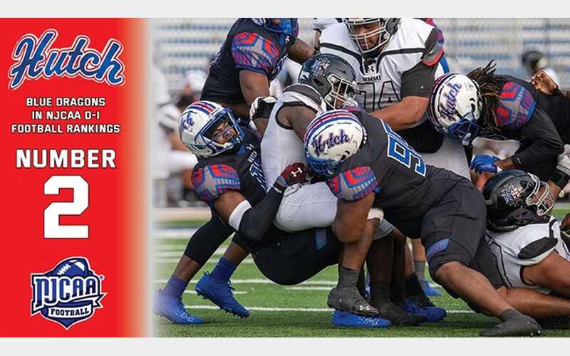 Dragons Move Up to No. 2 in NJCAA Football Rankings