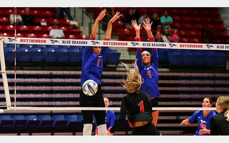 Volleyball Blue Dragons Earn Three Wins Monday at Triangular