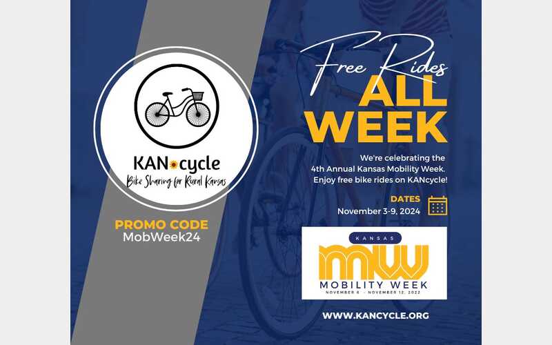 Pedal into Mobility Week with Free KANcycle Rides in Kansas