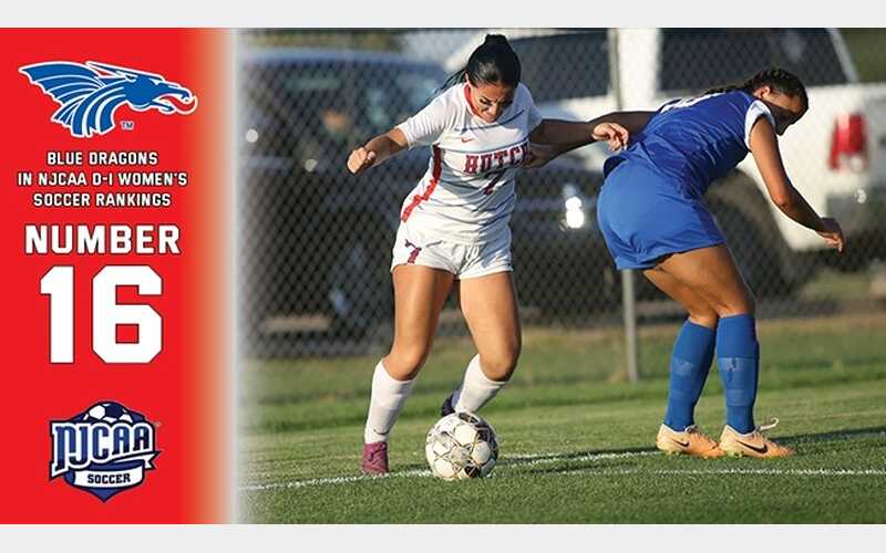 Women’s Soccer Blue Dragons Remain No. 16 in NJCAA Soccer Rankings