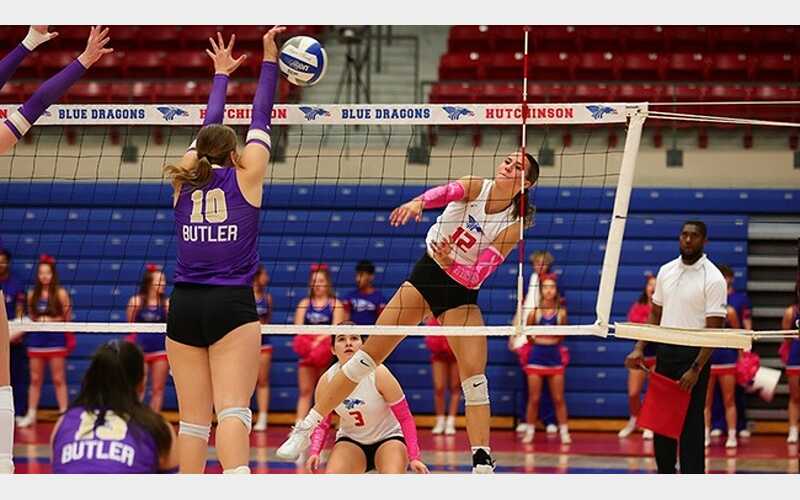 Volleyball Dragons Drop KJCCC Match to Butler in Four Sets