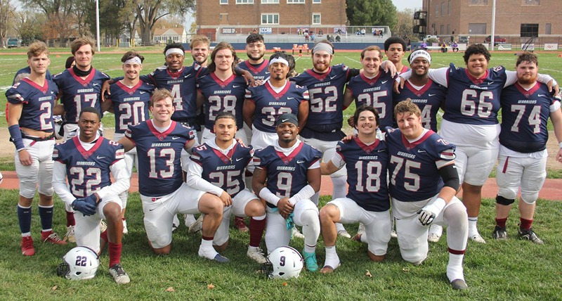 Football Warriors Fall on Senior Day to National Qualifying KWU