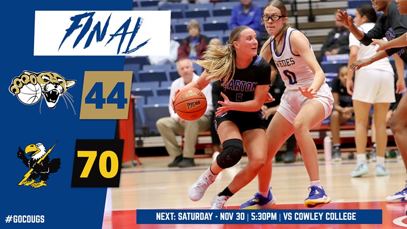 Frigid Night Sends Barton Women’s Basketball to Loss at Cloud County