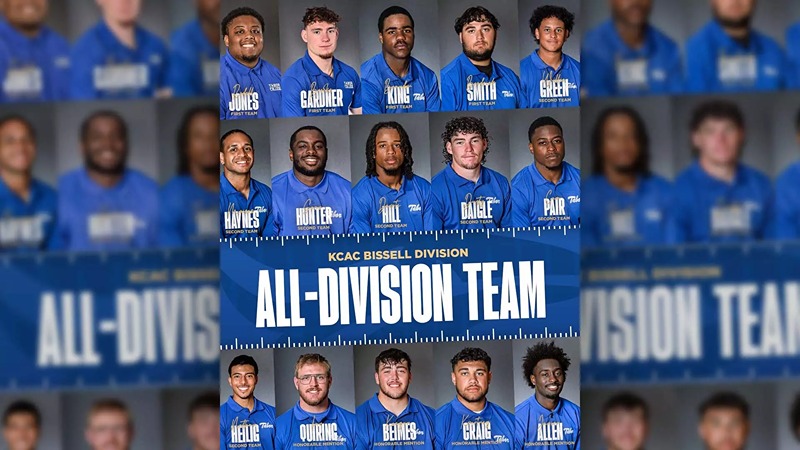 15 Football Bluejays Earn All-Bissell Division Honors
