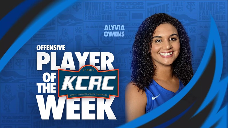 Tabor’s Owens Opens Graduate Season with a Bang, Earns First KCAC WBB Offensive Player of the Week Award of the Season