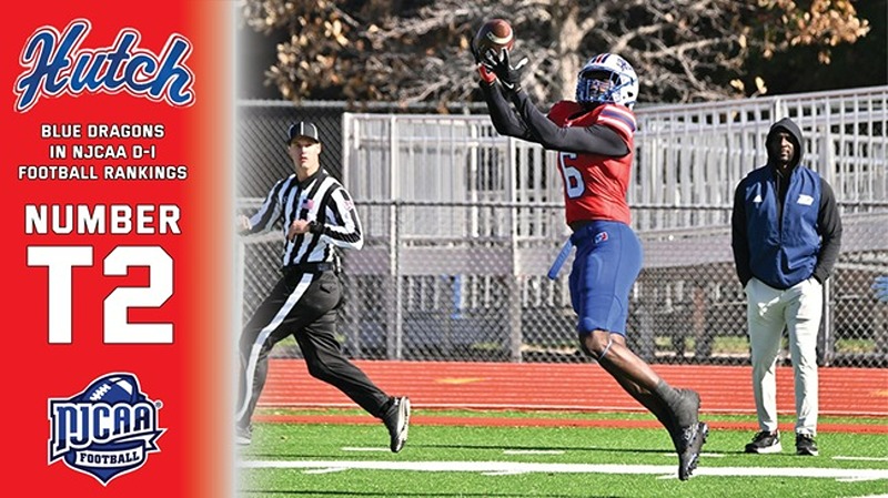 Football Dragons Move into Tie for 2nd in NJCAA Football Rankings