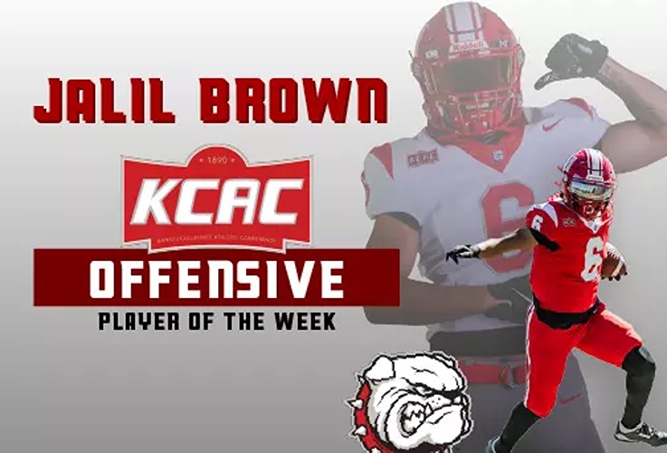 Brown Tabbed as KCAC Offensive Player of the Week