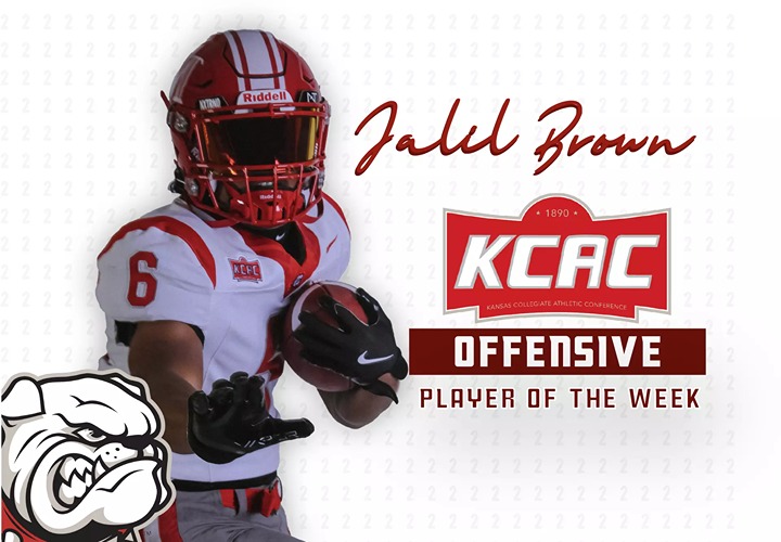 McPherson Football’s Brown Picks Up Second Consecutive Offensive Player of the Week Nod