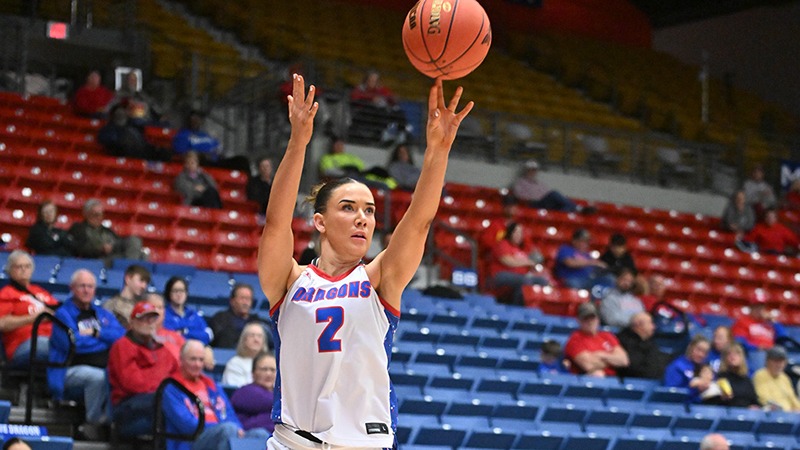 Lady Dragons Sink 15 3’s in Victory over Red Ravens