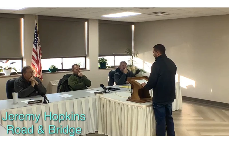 Allen County Road and Bridge Employees Stay Busy with Winter Storm, Updates from County Commission Meeting