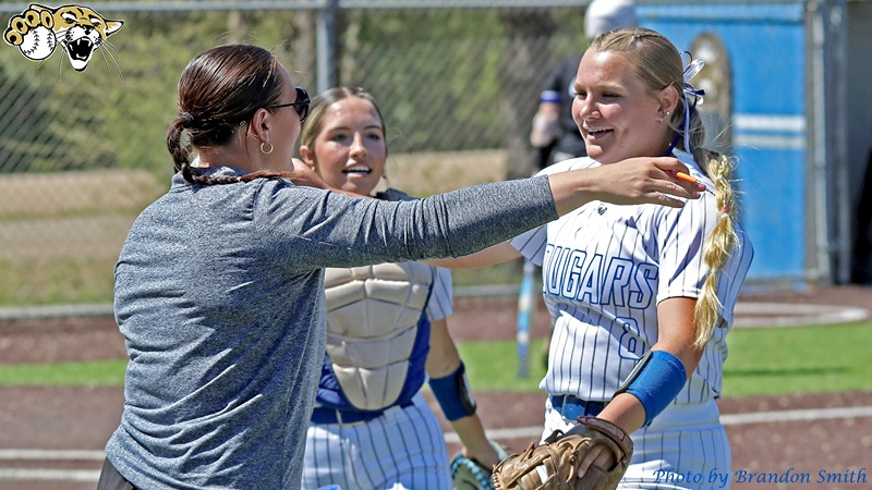 Ingram’s Perfect Game and Cougars Softball’s Eight Home Runs Lead Sweep Hosting Pratt
