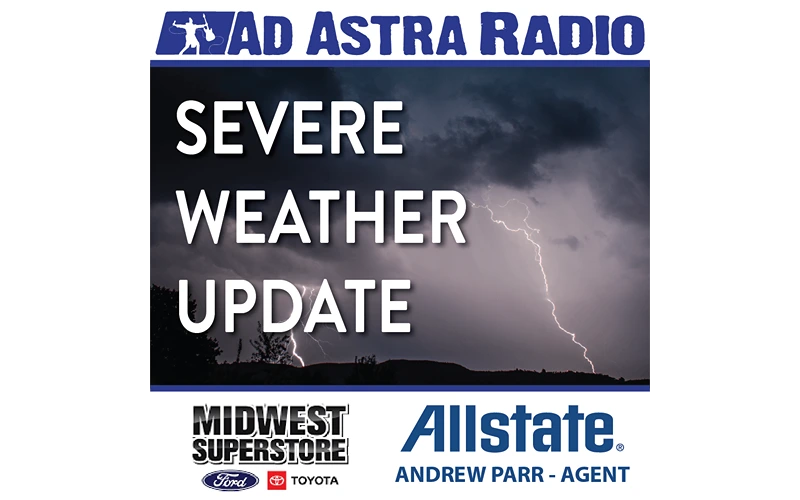 Central Kansas Sees Heavy Rainfall and High Winds Over Weekend