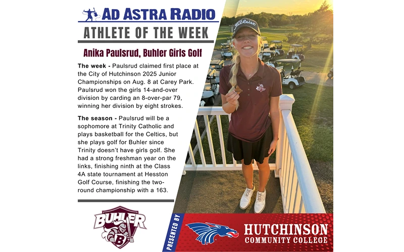 Athlete of the Week: Anika Paulsrud, Buhler Girls Golf