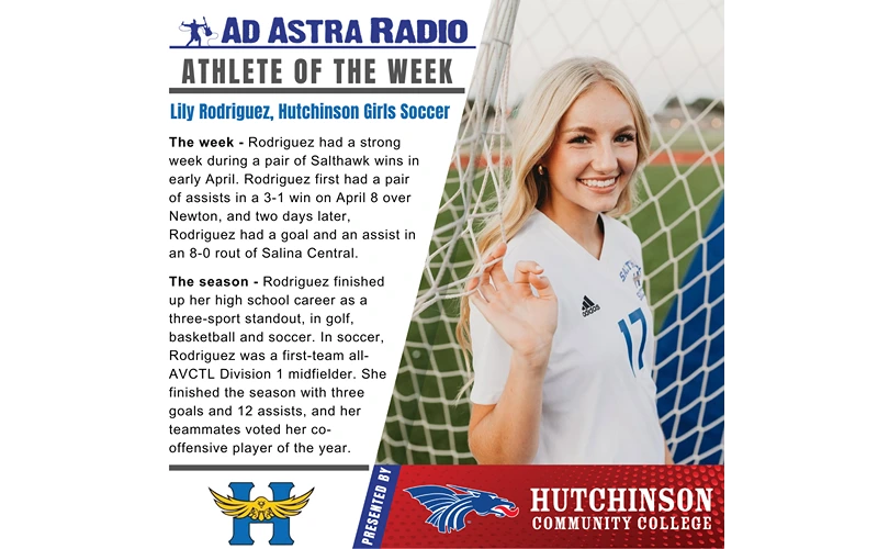 Athlete of the Week: Lily Rodriguez, Hutchinson Girls Soccer