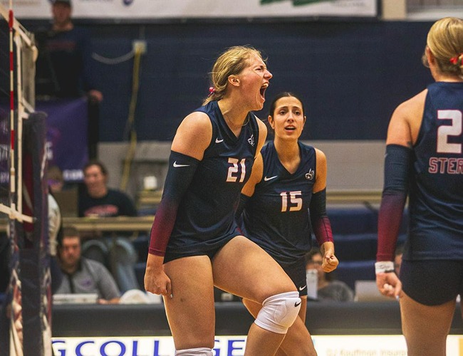 Volleyball Lady Warriors Open Up Season with a Win Against Langston