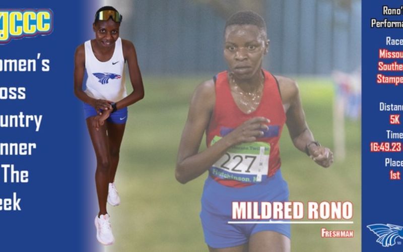 Rono Wins 2nd KJCCC Runner of The Week Award