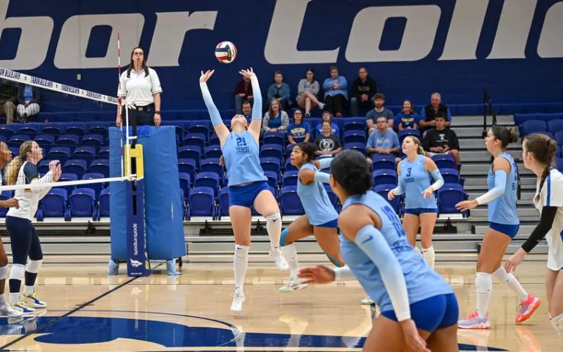 Tabor Bluejay’s Volleyball Unable to Overcome Slow Start Against Bethel in KCAC Opener