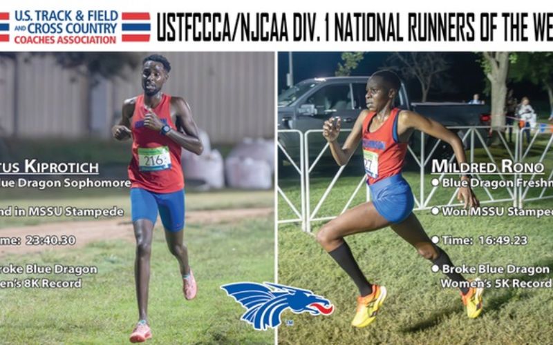 Record Breakers Rono, Kiprotich recognized by USTFCCCA