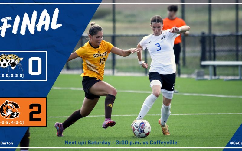 First half effort not enough as Barton women’s Soccer fall 2-0 at No. 7 Cowley